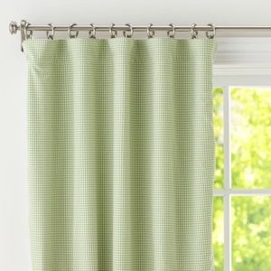 2 Pottery Barn Kids Blackout Curtains 63" Gingham